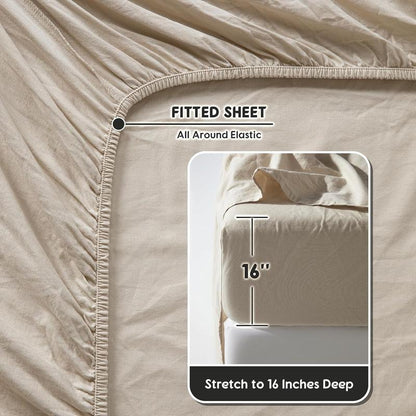 100% Natural Linen Bedset