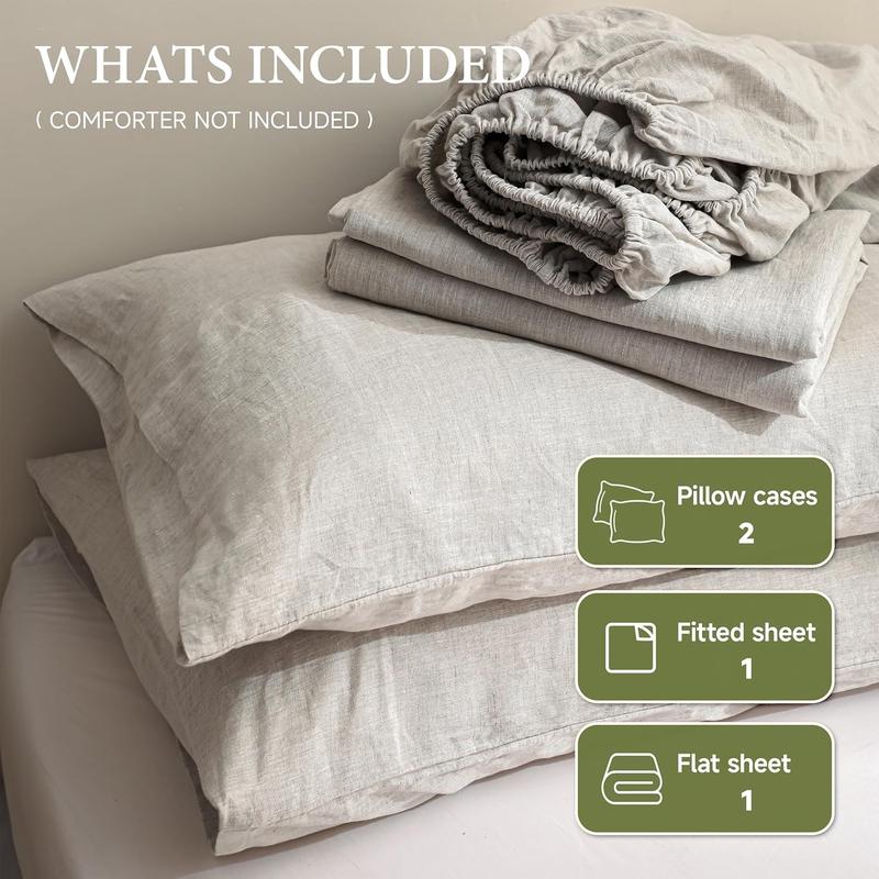 100% Natural Linen Bedset