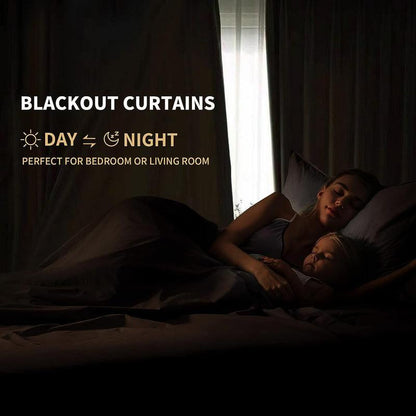 2pcs Blackout Curtains